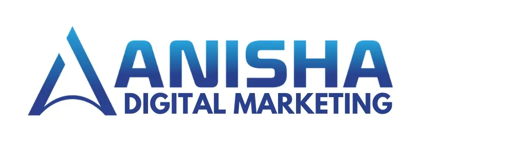 Anisha digital marketing logo mobile view