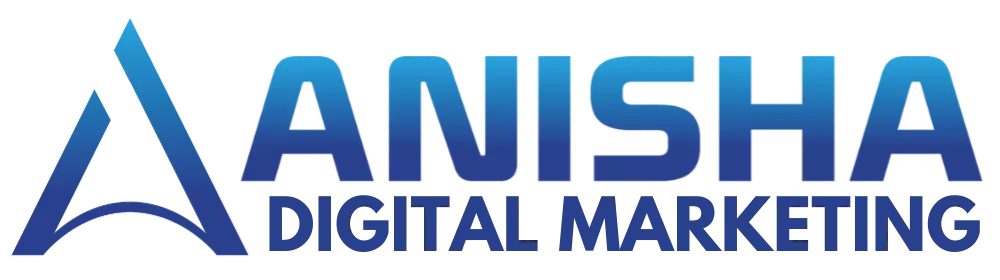 Anisha digital marketing logo web